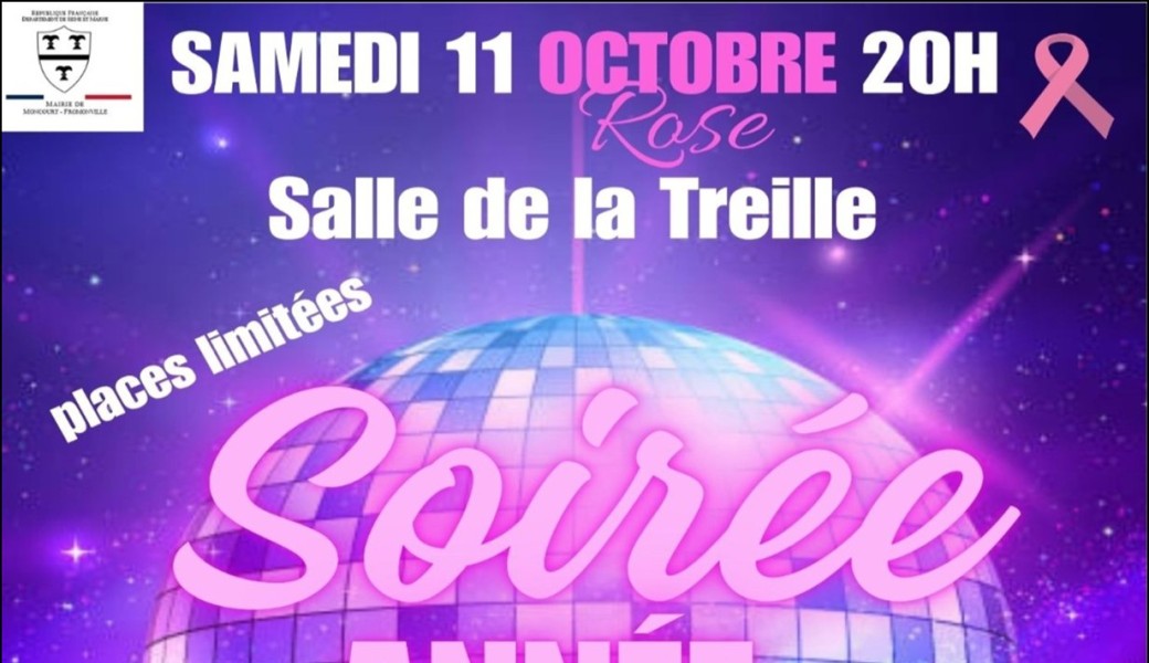 Soirée Année 80 / Octobre Rose