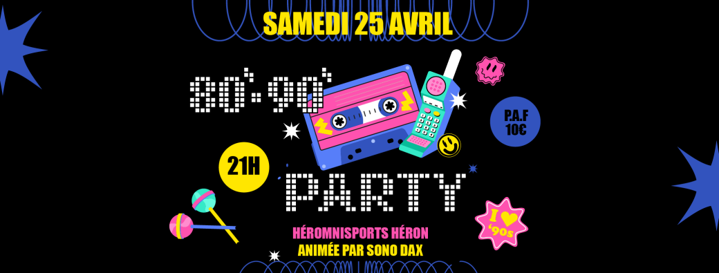 Soirée années 80-90