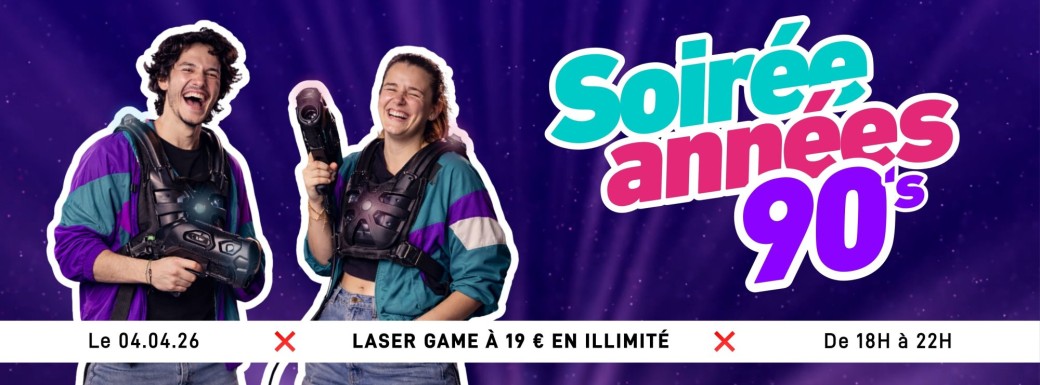 Soirée années 90 - Samedi 04 avril 2026