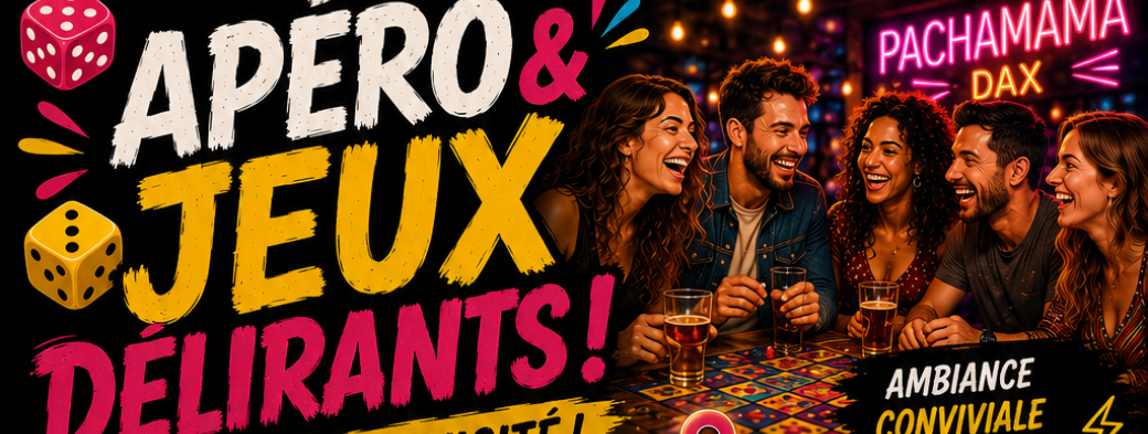 Soirée apéro & jeux au Pachamama 