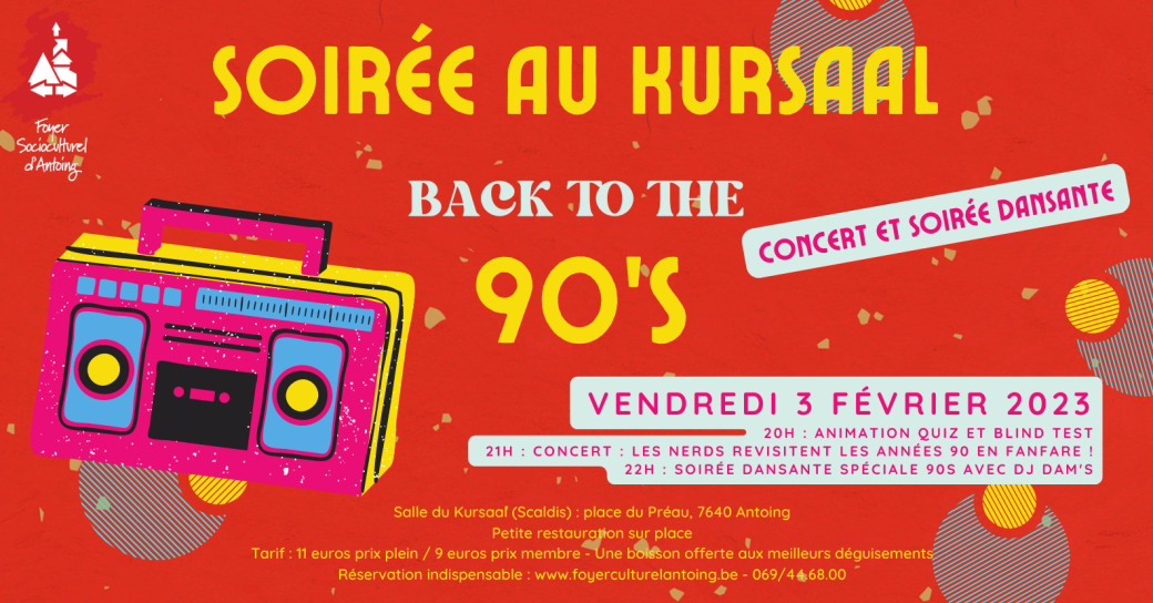 Soirée au Kursaal : Back to the 90's