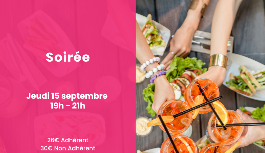 Soirée de rentrée en terrasse