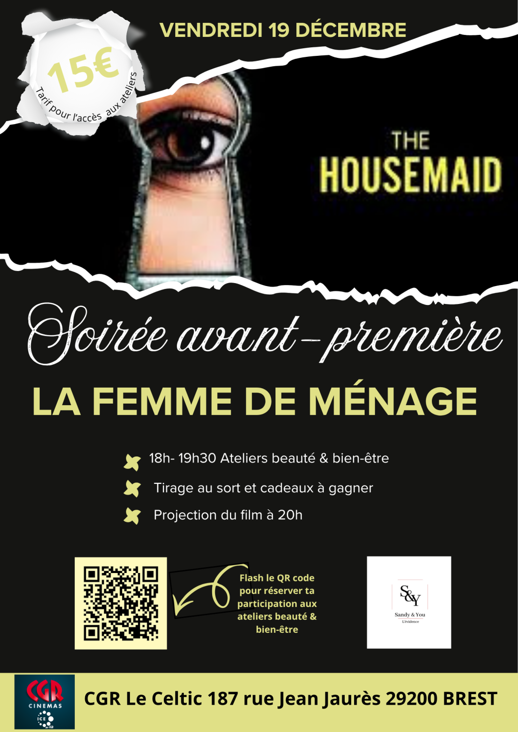 Soirée avant-première La Femme de ménage