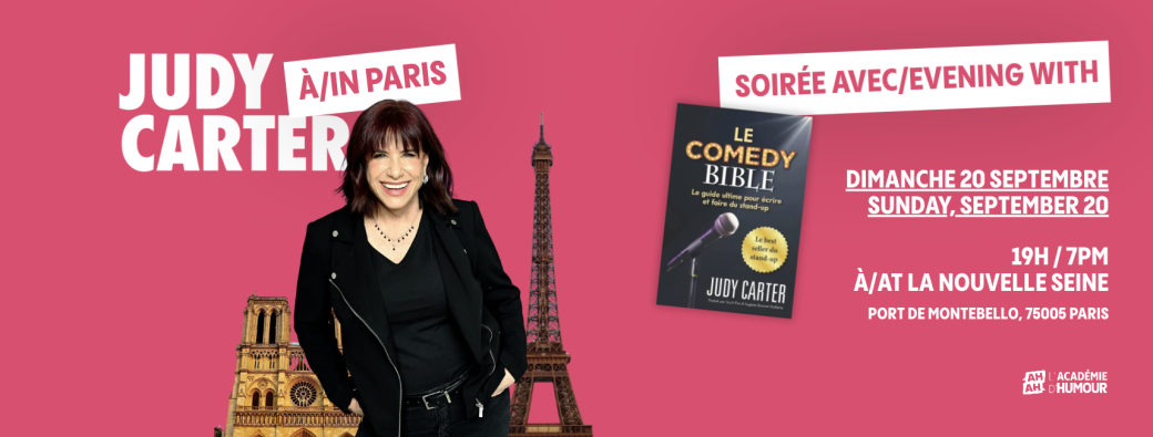 Soirée avec/An Evening with Judy Carter