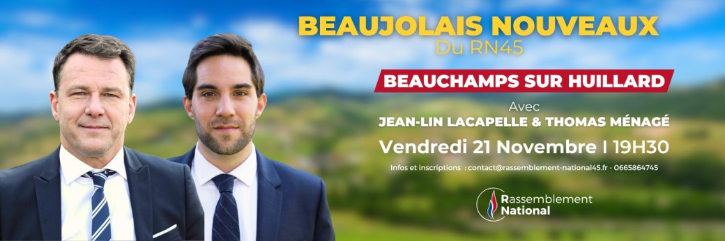 Soirée Beaujolais Nouveaux du RN45