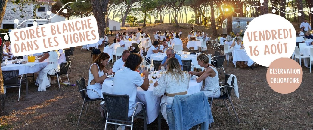 Soirée Blanche au Clos des Roses
