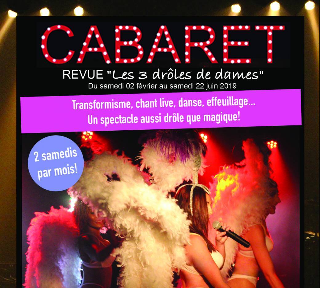 Soirée CABARET Les 3 drôles de dames!