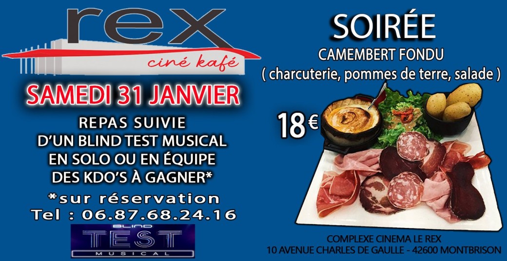 Soirée Cambert fondu, charcuterie, pommes de terre, salade.