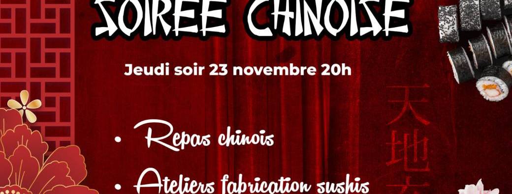 soirée chinoise