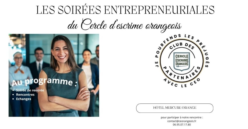 Soirée club des partenaires du Cercle d'escrime orangeois 25 novembre 2025