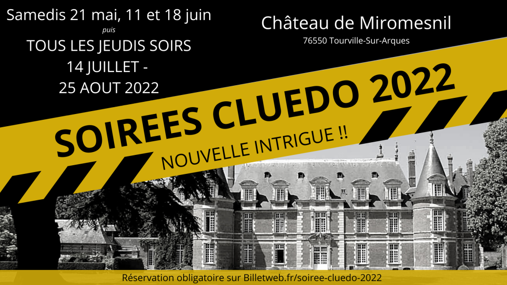 Cluedo 2022 - château de Miromesnil