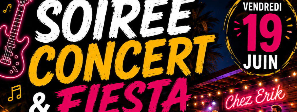 Soirée concert & fiesta 