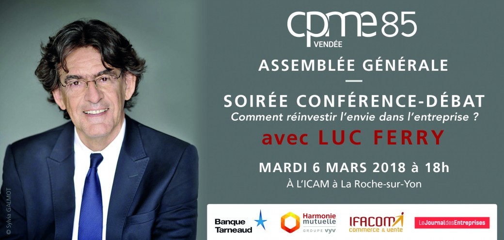 Soirée CPME Vendée Luc FERRY