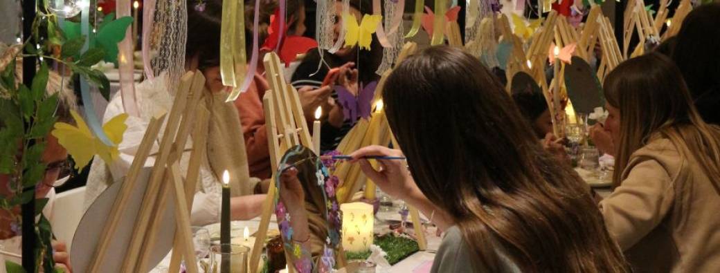 Soirée créative peinture sur miroir