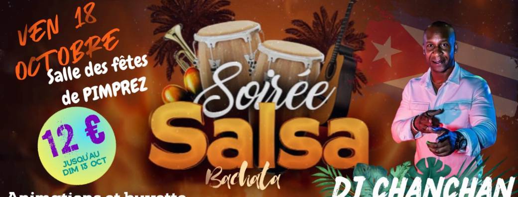 Soirée Dansante Salsa Cubaine et Bachata - Avec DJ Chanchan