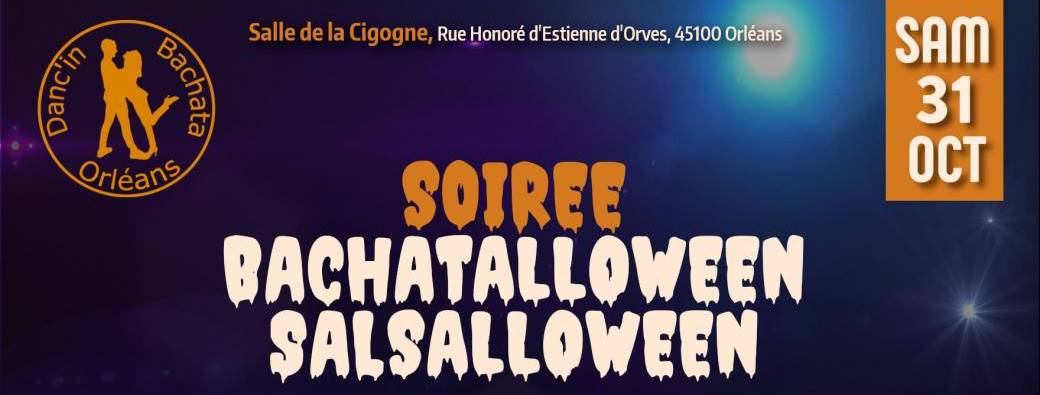 Soirée Bachata-Salsa avec Yass & Inès, salle de la Cigogne, sam 31/10/2026
