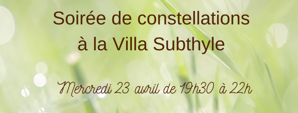 Soirée de constellations
