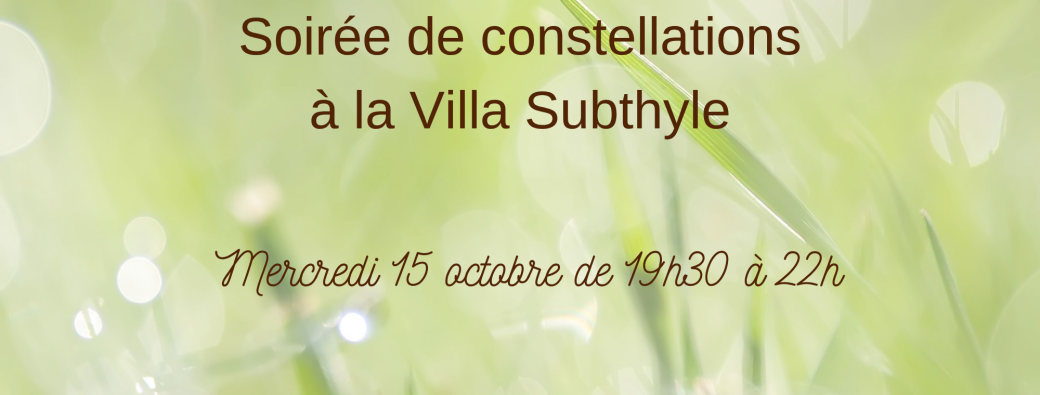 Soirée de constellations