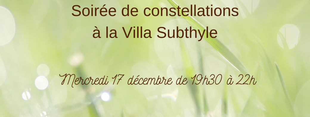 Soirée de constellations