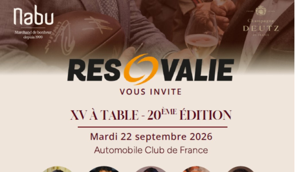Soirée de gala XV à table