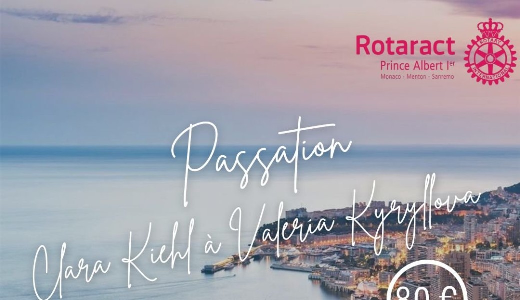 Soirée de passation - Rotaract Prince Albert Ier