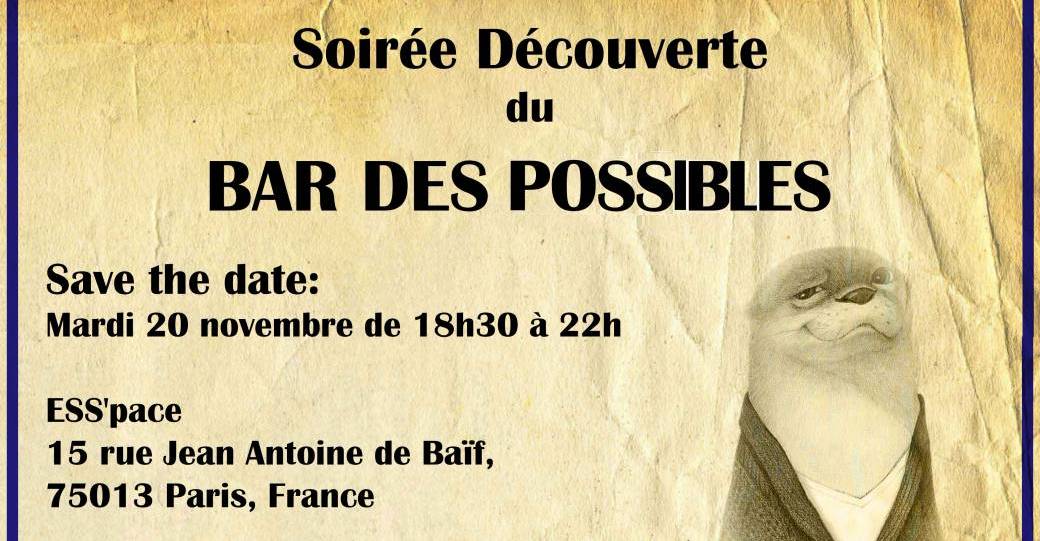 Soirée Découverte du Bar des Possibles