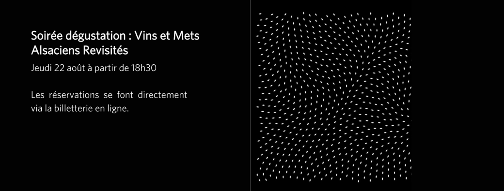 Soirée dégustation Vins et Mets Alsaciens Revisités