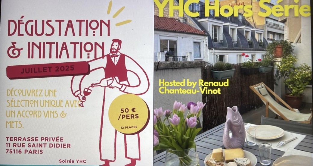 Soirée dégustation YHC 10 juillet