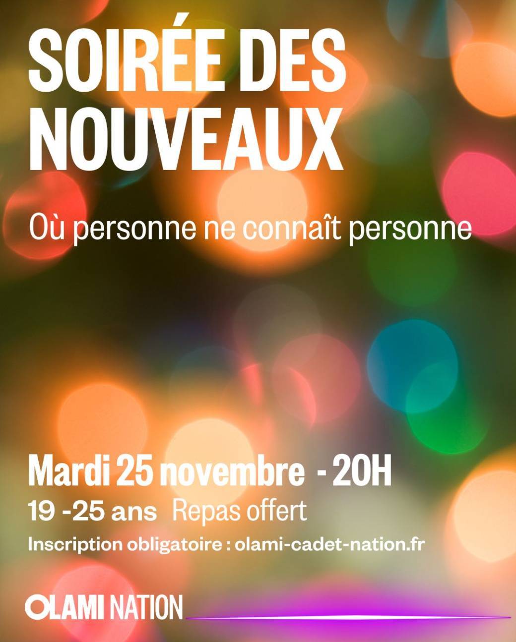 Soirée des nouveaux 