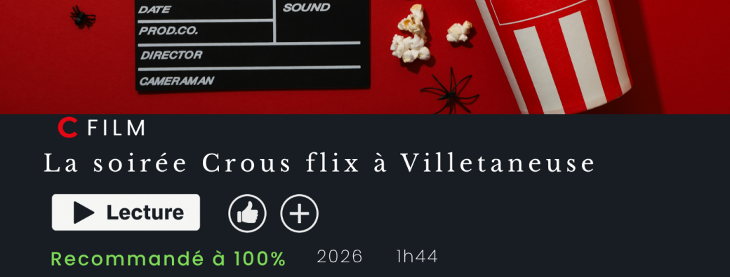 Soirée d'Halloween : Jeux & Crousflix 