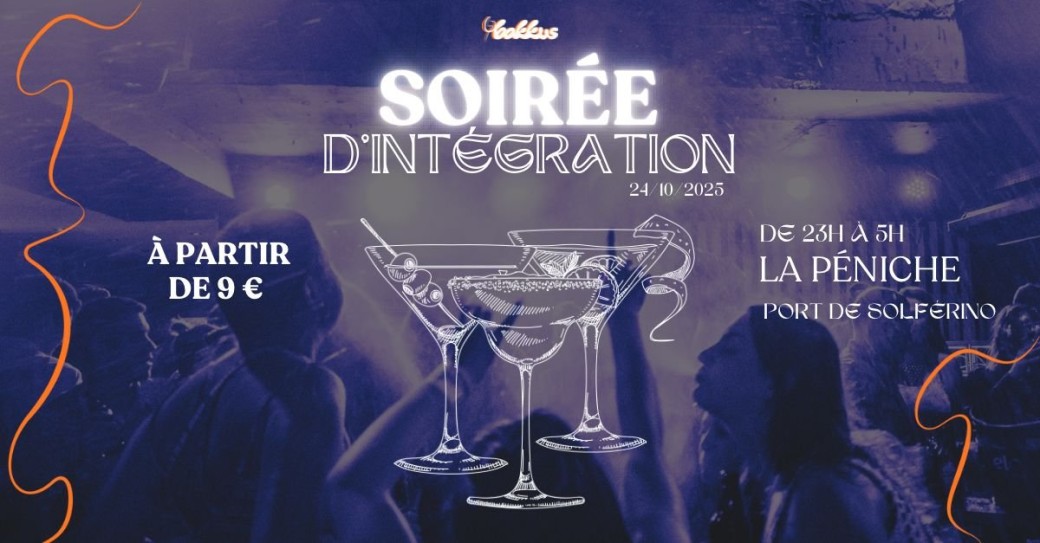Soirée d'intégration Bakkus