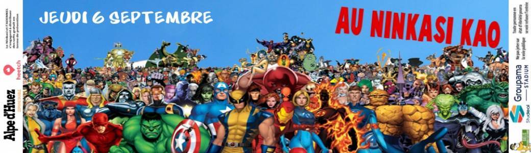 Soirée d'intégration Kine-Ergo: Marvel Party
