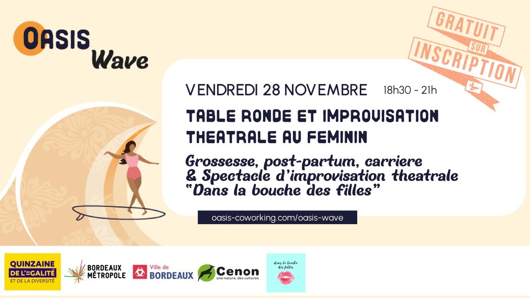 Table ronde et improvisation théâtrale au féminin Table ronde et improvisation théâtrale au féminin