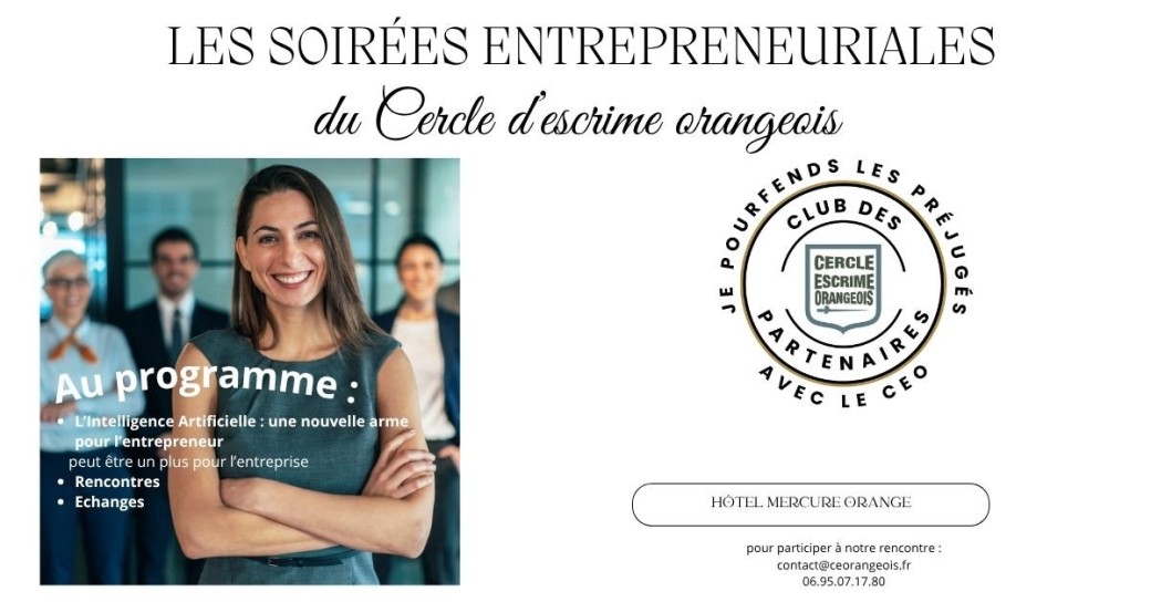 Soirée du club des partenaires du Cercle d'escrime orangeois du 17 juin 2025