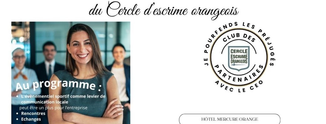 Soirée du club des partenaires du Cercle d'escrime orangeois du 23 septembre 2025