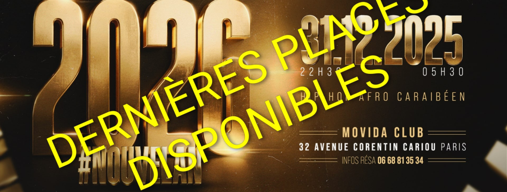 Nouvel An ENJOY! Paris x Movida Club (15€ au lieu de 30€ - Dernières places disponibles)