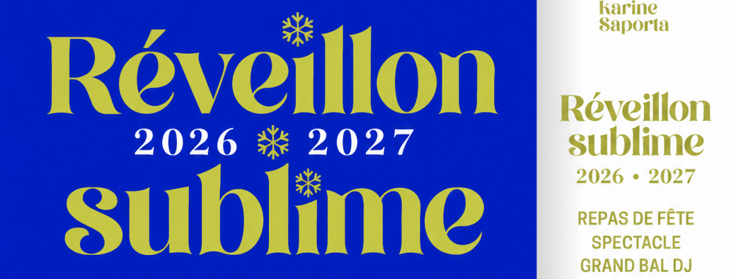 Soirée et nuit du Réveillon 2026 au Dansoir Karine Saporta