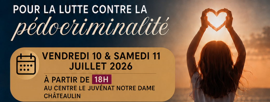Soirée engagée pour la lutte contre la pédocriminalité