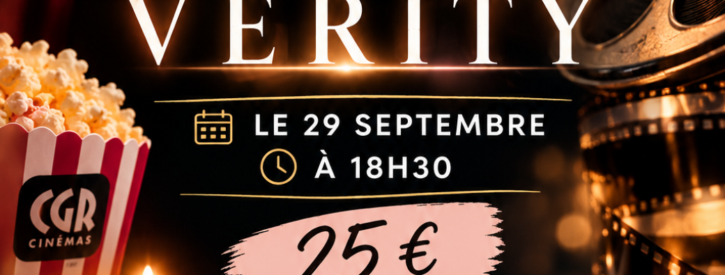 Soirée évènement pour le film Verity 