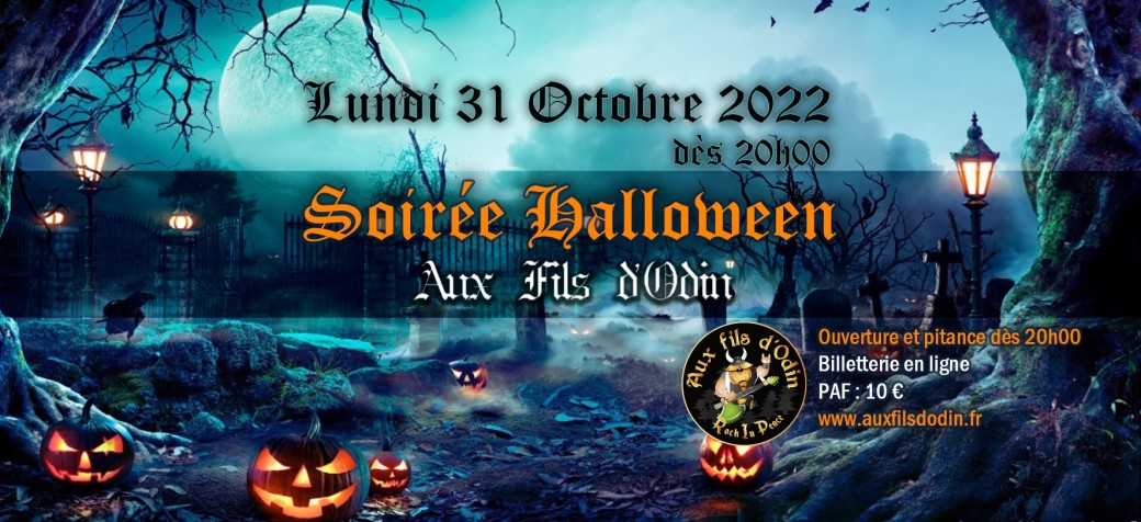 Soirée costumée Halloween