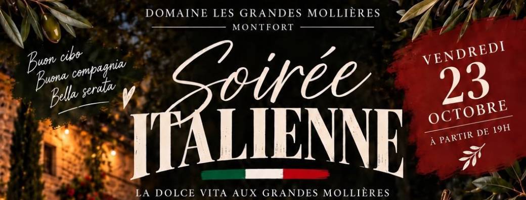 Soirée Italienne dansante