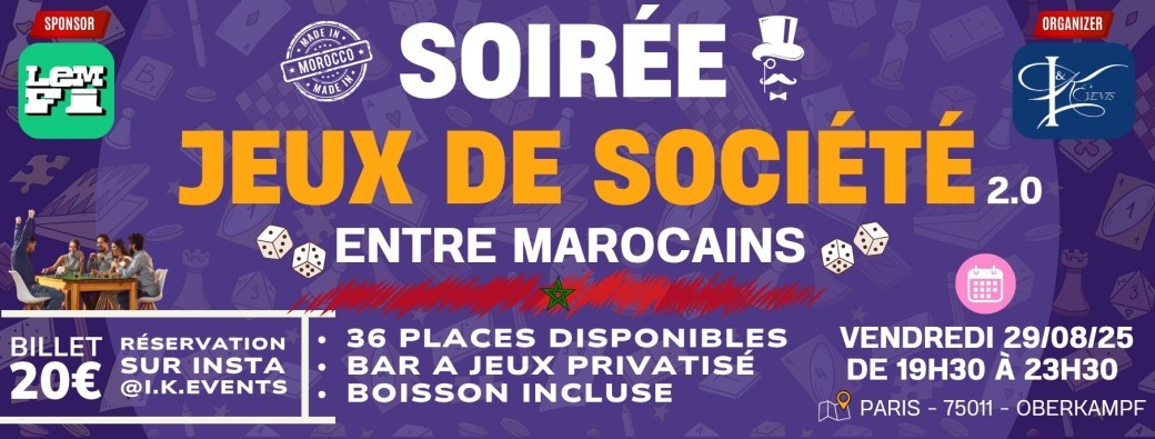 Soirée Jeux de Société 2.0