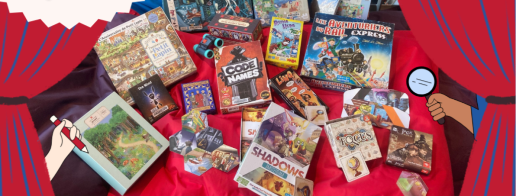 Soirée jeux de société Mystères et Enquêtes