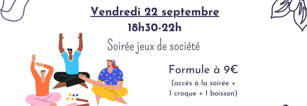 Soirée jeux de société