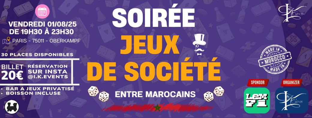 Soirée Jeux de Société