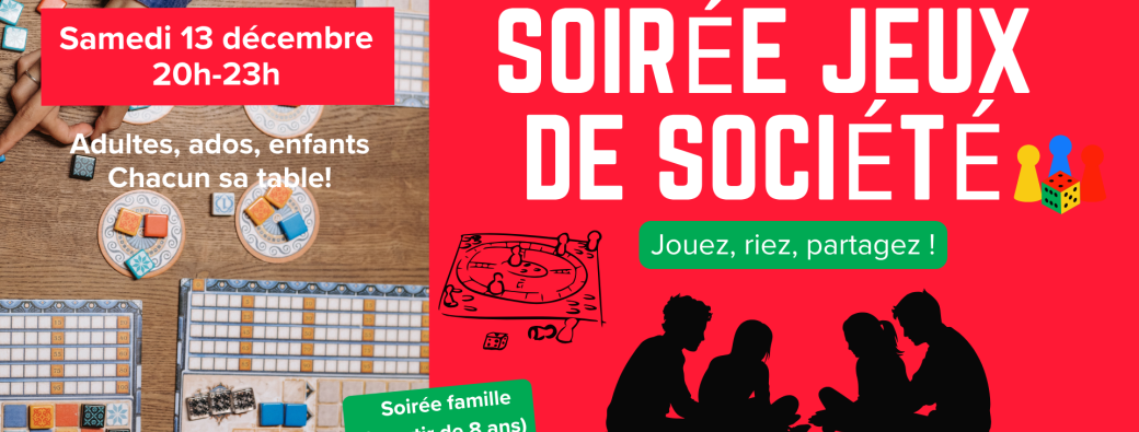 Soirée jeux de société