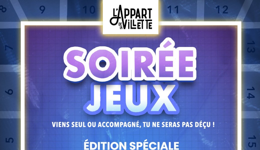 Soirée jeux quiz et blind test
