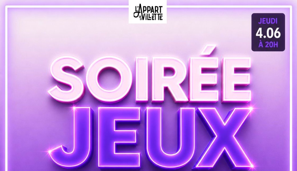 Soirée jeux 
