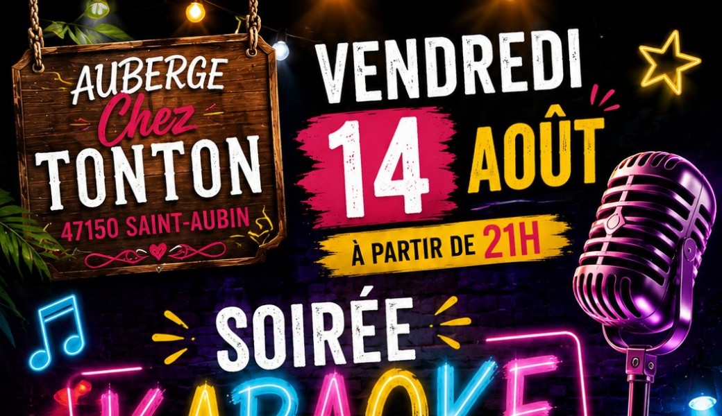 Soirée KARAOKE avec VONVON