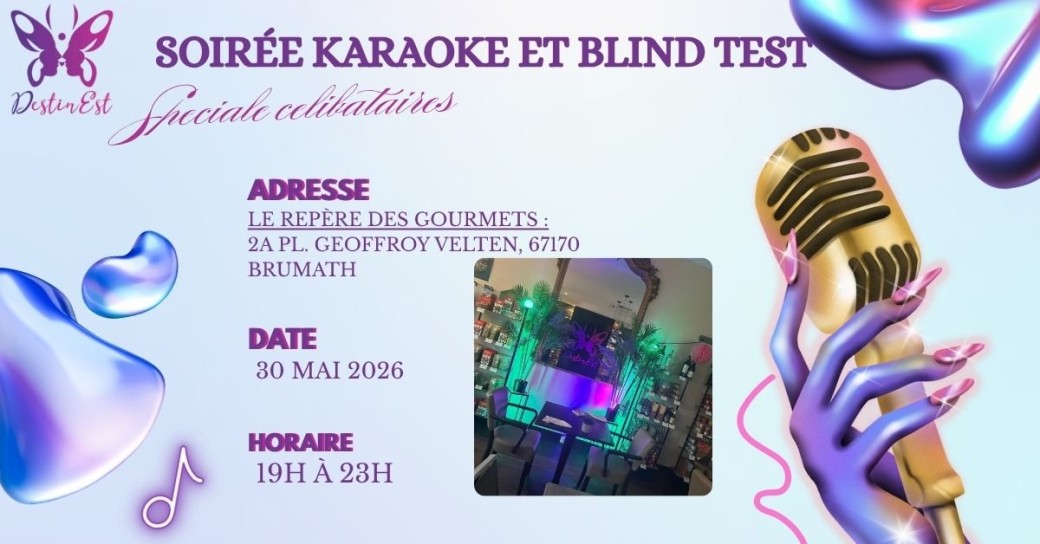 Soirée Karaoké et Blind test